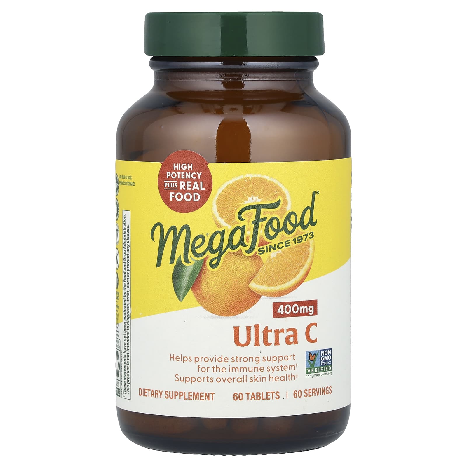 Megafood, Ultra C-400 mg, 60 Tablets UPC 051494101841 | HiLife Vitamins
